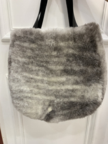 Natural sheepskin bag