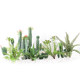 Artificial Cactus Potted Plant Fake Plant Tropical Desert Greenery Living Room Homestay Bonsai Cactus Ball Landscaping