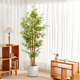 Artificial Bamboo Chinese-Style Indoor Landscaping Fake Green Plant Potted Landscape High-Quality Imitation Bamboo Partition Wall Plant Decoration