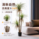 Artificial Silk Orchid Tree Potted Plant Large Indoor Faux Green Plant Bonsai Decoration for Mall Living Room Floor Display