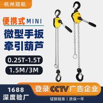 Micro Mini Lever Hoist 250kg-1500kg1 5m3m Hand Chain Lifting Hoist Hand Plate Hoist