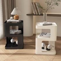 Light luxury side table small apartment living room sofa mini coffee table bedroom bedside table simple modern storage rack small table