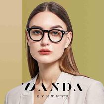 The new anti-blue light glasses are fashionable and can be equipped with myopia plate temple frames BC902TR frames for men and women flat mirrors