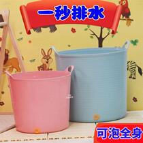 Extra large childrens bath bucket childrens bath bucket large childrens bath bucket household baby full body baby bath bucket