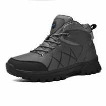 Mens snow boots winter high-top outdoor hiking shoes plus velvet cotton shoes popular large size casual sports shoes for men direct sales