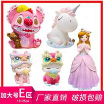 Enamel resistant plaster doll white embryo childrens large painted handmade diy painted graffiti toy stall