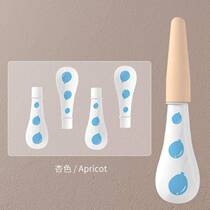 Trainer toy portable childrens baby paper scissors food pot artifact round head scissors soft salad