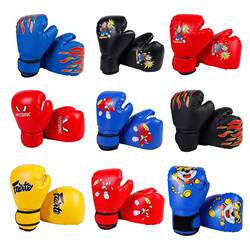 Kids Boxing Gloves 3-13 Children's Fighting Training Muay Thai Boys Sanda Teenagers Children's Knuckles Girls