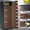 Huxu Safe Office Home Safe 2024 New Model Wall-Mountable Heavy-Duty Safe Fingerprint Lock
