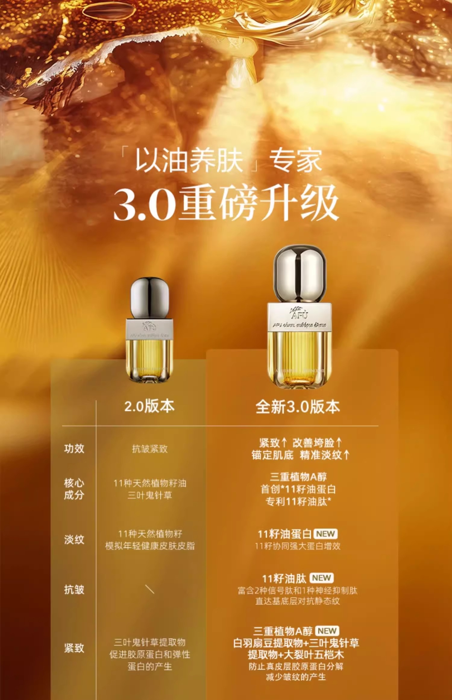 【赠品】【中国直邮】 阿芙 11籽精华油 5ml