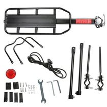 Bicycle black technology accessories mountain bike tail rack rear seat passenger luggage rack cycling equipment accessories universal for bicycles