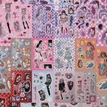 domi sticker book full Korean character angel college style stickers maid roller skating sweet Asian style anime character stickers