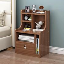Bedside table modern simple small storage rack simple bedroom new storage locker with lock bedside small cabinet