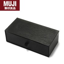 Japanese imported unprinted MUJ pull-out glasses case fashionable and pressure-resistant outer packaging large packaging box sunglasses and sunglasses