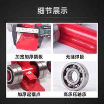 Lifting crowbar warping tool crowbar heavy bearing pulley 3 tons 5 tons crowbar flat pry both ends flat