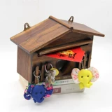 Деревянный настенный аксессуар, деревянная хижина, ограждение, антикварная система хранения