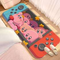 Cartoon Game Console Kirby Carpet Bedroom Bedside Blanket Home Childrens Room Climbing Mat One Piece Dropshipping