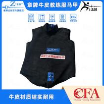 Hot selling chapter brand cowhide coach uniform vest leggings canvas training foil epee saber fencing coach face protection