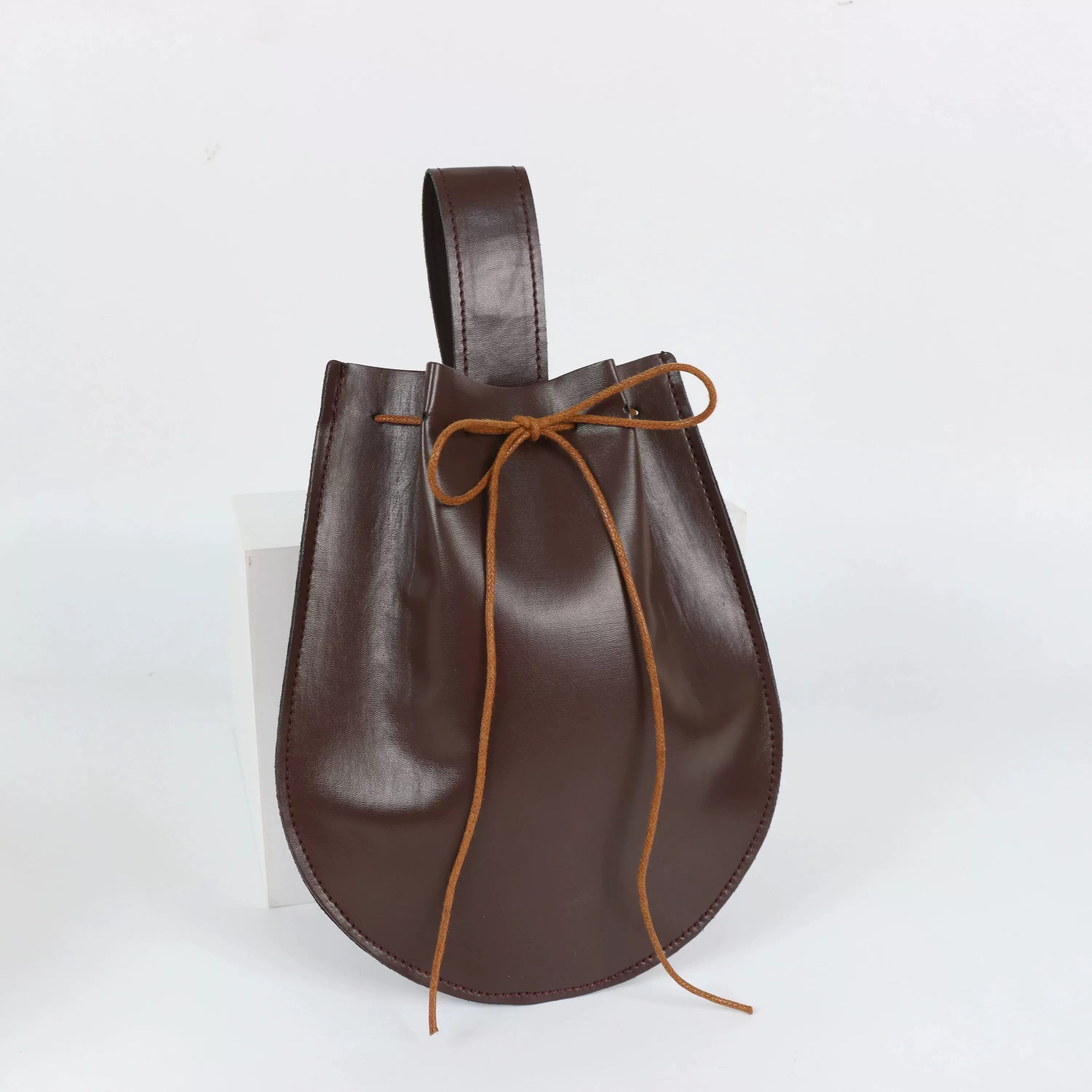 [Medieval Leather Belt Bag Storage Bag Knight Pouch Halloween]