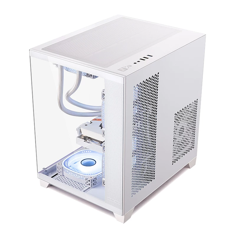 Core i5 12400F/RTX4060 8G independent desktop computer host high -end chicken game sea view room LED light host cool game desktop unique machine