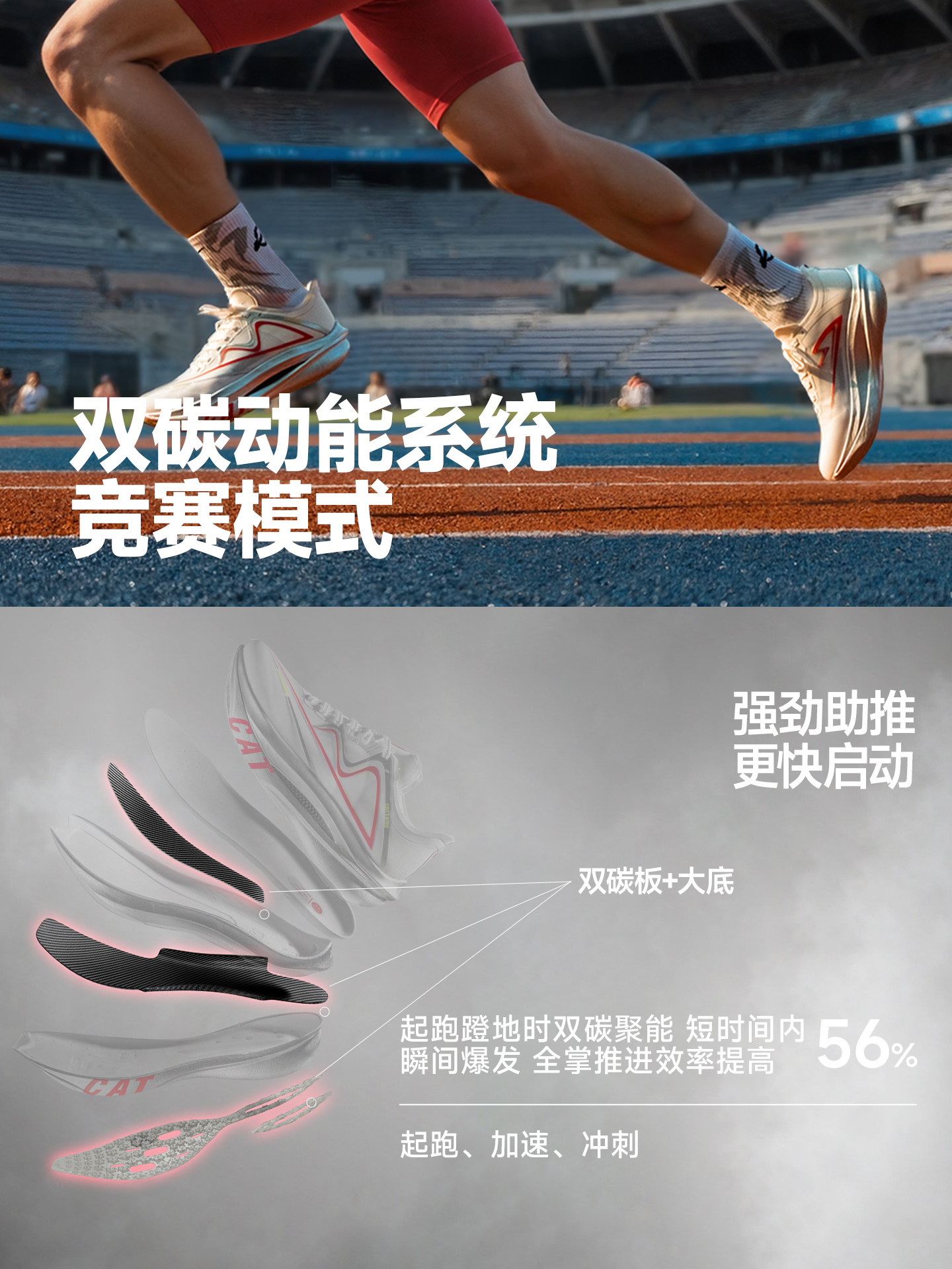 Sonic Cat Addict Running Shoes Official official store Double Carbon Plate Running Shoes Super Top Carbon Running Shoes Marathon Sports Shoes