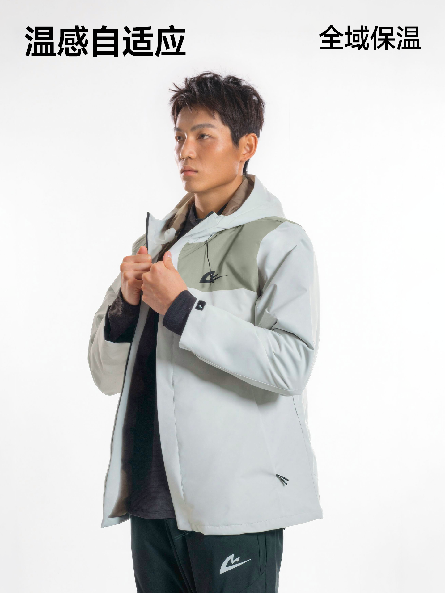 [North Sports Joint Research]Sonic Cat Heat Wave Series Softshell Jacket Auto-Fit down Cotton Windproof Coat