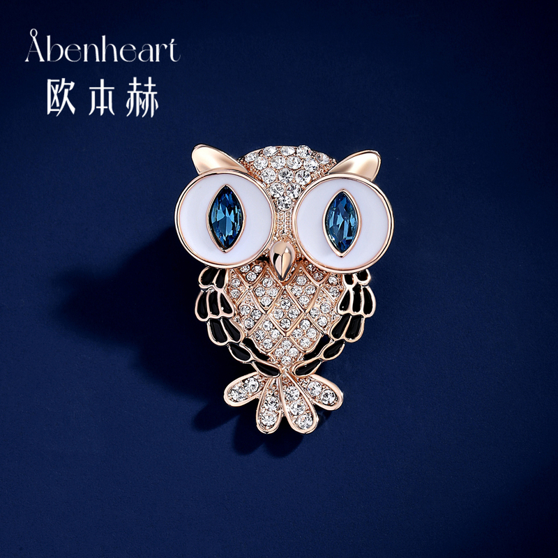 Abenheart Denmark Night Owl Brooch Owl Niche Personality Brooch Exquisite Fashion Pin Gift
