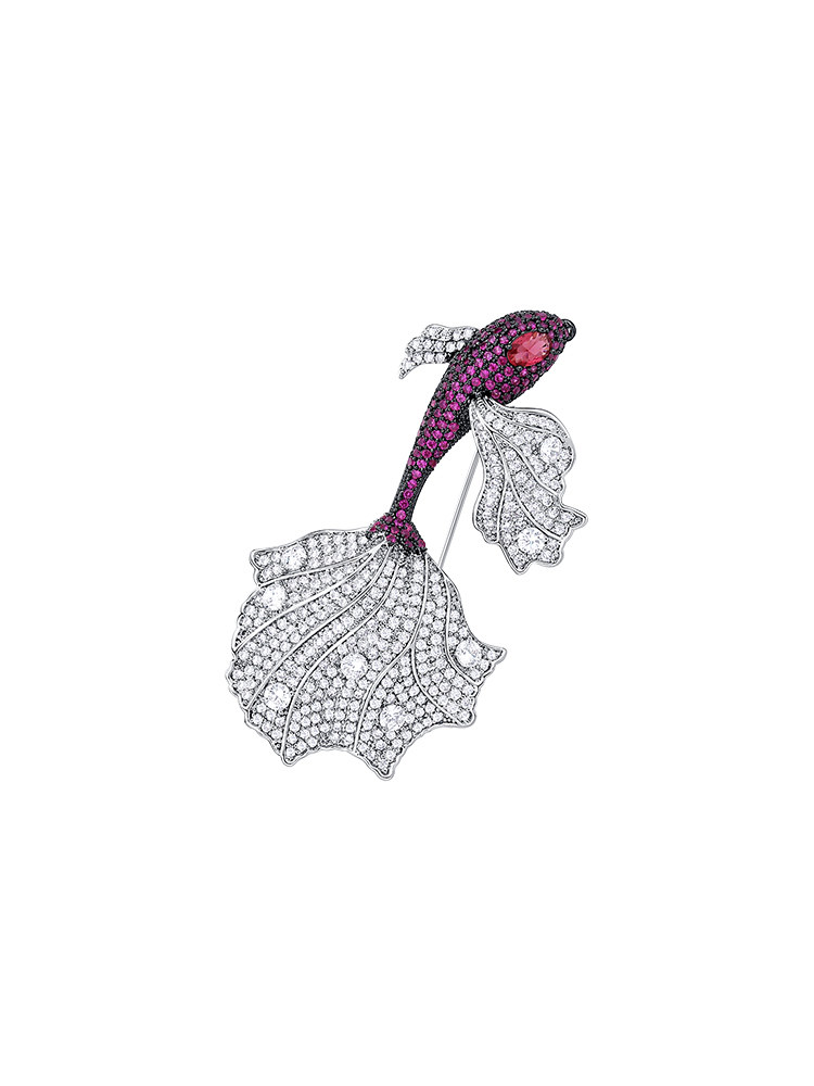 Abenheart Danish Good Luck Koi Brooch for Women, Light Luxury Brooch, High-End Brooch, High-End Gift