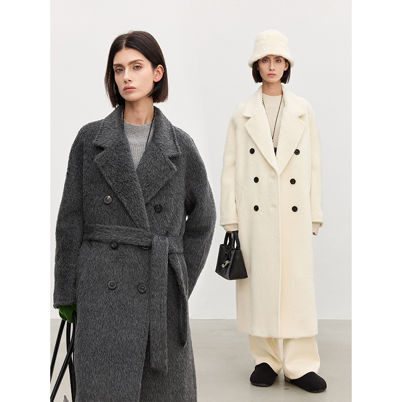 Incoln【 50% off Flash Sale】Peruvian Imported Alpaca Fur Coat with a Fur-Like Texture