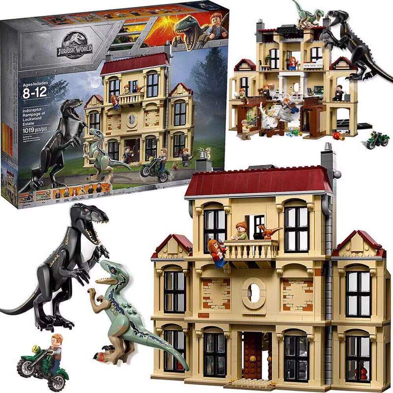 Jurassic Dinosaur World 3 Park Indominus Rex Attacks Lockwood Manor Building Blocks 75930 Elementary School Student Toy Jurassic Dinosaur World 3 Park Indominus Rex Attacks Lockwood Manor Building Blocks 75930 Elementary School Student Toy