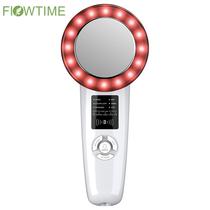 Ultrasonic 6-in-1 Slimming Device LED Skin Care Device EMS Imported Slimming Machine Vibration Massage Shaping Device