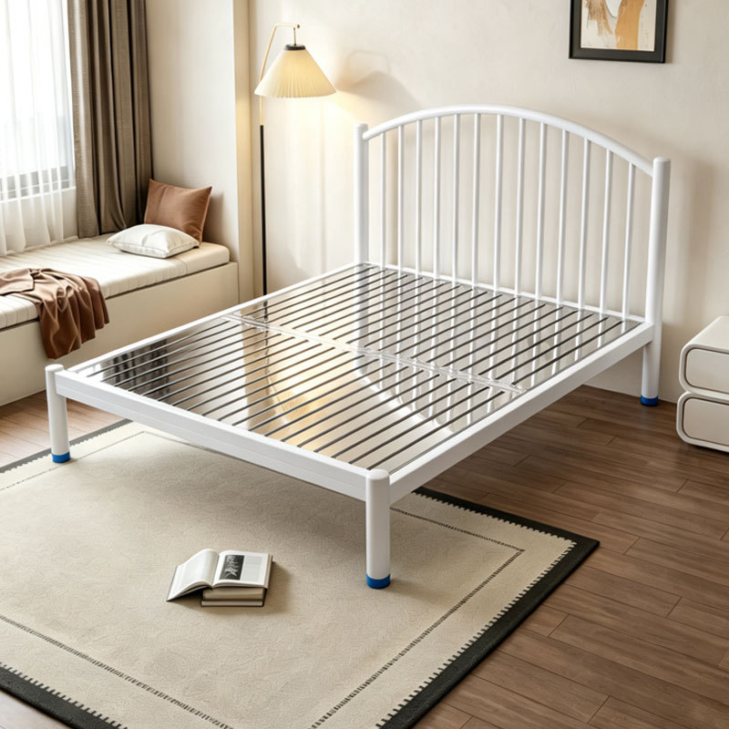 Thickened 304 Stainless Steel Bed, Double 1.8m Bed Frame for Master Bedroom, Windsor Single Bed, Non-Iron Art Steel Frame Bed Thickened 304 Stainless Steel Bed, Double 1.8m Bed Frame for Master Bedroom, Windsor Single Bed, Non-Iron Art Steel Frame Bed