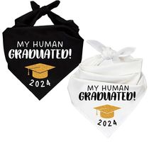 My Human Graduated Dog Bandana Senior Class of 2024 High
