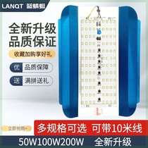 New LED iodine tungsten lamp construction site lighting work lighting project light super bright outdoor waterproof strong light sun lamp