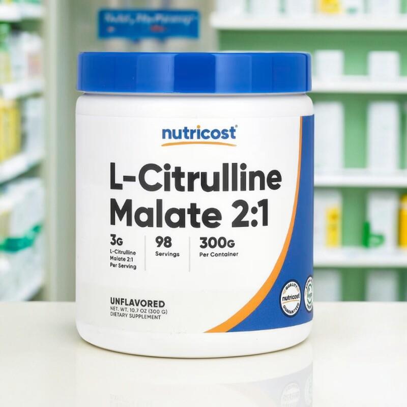 American Nutricost L-Citrulline Malate Citrulline Malate (2:1) Powder 600g