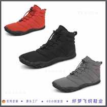Hot style new cotton boots for men and women casual cotton shoes plus velvet and thickened snow boots to keep couples warm high-top cotton boots factory-delivered