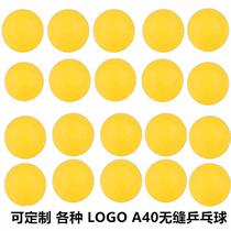 Universal wordless table tennis balls for lottery activities special table tennis props game entertainment bagged table tennis balls