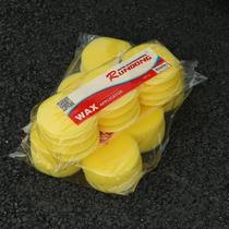 Waxing sponge for car cleaning round car wash waxing maintenance and polishing care small round sponge car supplies 12 packs