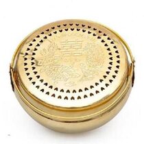 Wedding stove cross d brazier pure copper charcoal q stove Chinese custom B traditional I hand warmer wedding event winter 2019 women