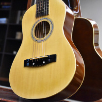 Guitar Guitar 30 Inch Glossy Round Beginners Beginners Guide Folk Acoustic Guitar for Children and Adults Travel
