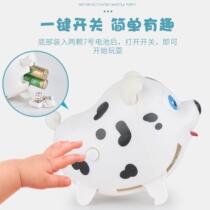 Whistle Puppy Electric Voice Control Whistle Can Run Sensor Light Music Toy Electric Puppy Can Run and Jump Toy