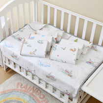 Baby mattress thin newborn sleeping mat baby kindergarten special latex mat can be customized for all seasons