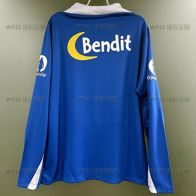 2024 Norway national team training uniform long-sleeved half-pull thumb buckle team football uniform pre-match training equipment for men