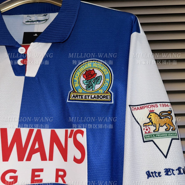 Blake Ben 9596Blackburn Home Long-Sleeved Fan Version Jersey Retro Unpopular Niche Yingchao Xil