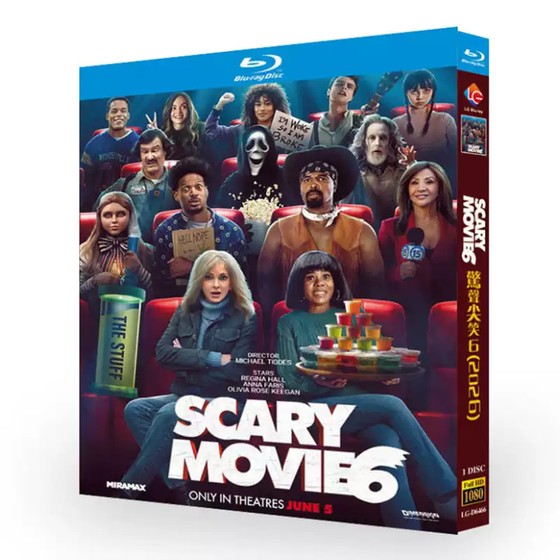 Scary Movie 6 (2026) Blu-ray BD Box Set Movie Simplified & Traditional Chinese English Subtitles