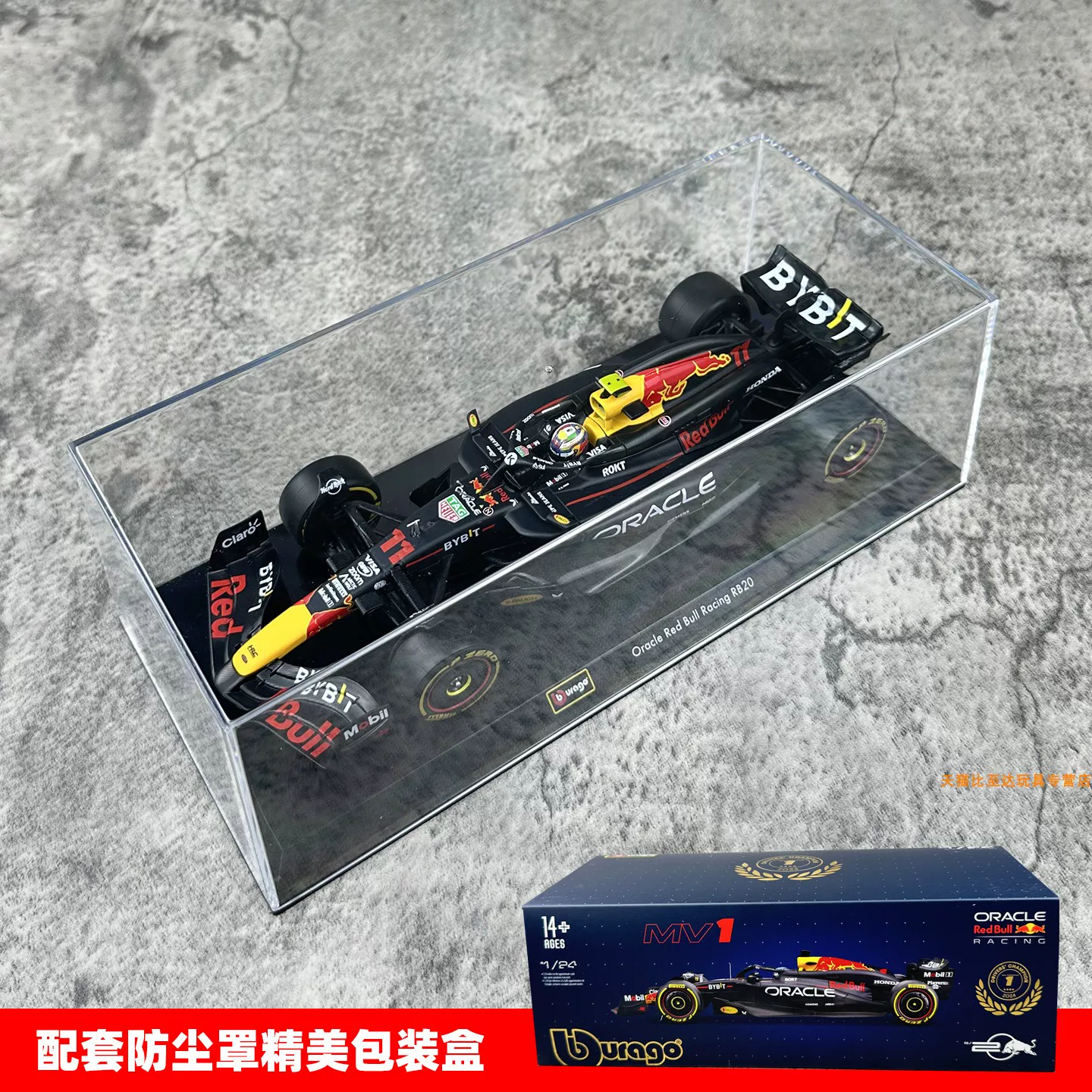 Модель автомобиля Ferrari SF24 в масштабе 1:24 от Bburago, гоночная формула 1, Леклерг(Леклер)