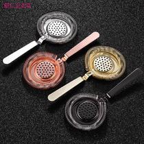 304 stainless steel bar bartender ice filter cocktail ice separator shaker with filter ice separator