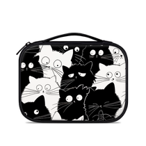YI-X Cute Cat Tablet Bag Suitable for Apple Pro6 Storage Bag pad11 Huawei Tablet Case Anti-fall Portable Tablet Bag 12 9-inch iPad Air4 10