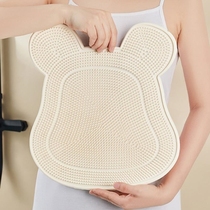 Lazy people rub feet and back bathroom foot mat massage bath brush back wash foot brush silicone non-slip bath mat 71