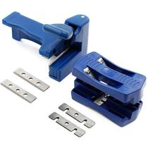 Double-sided edge banding trimmer woodworking edge banding machine tool wood PVC plate edge trimmer manual woodworking planer